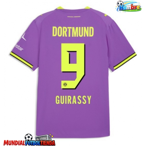 Camiseta Borussia Dortmund Serhou Guirassy #9 Tercera Equipación Replica 2026-27 mangas cortas